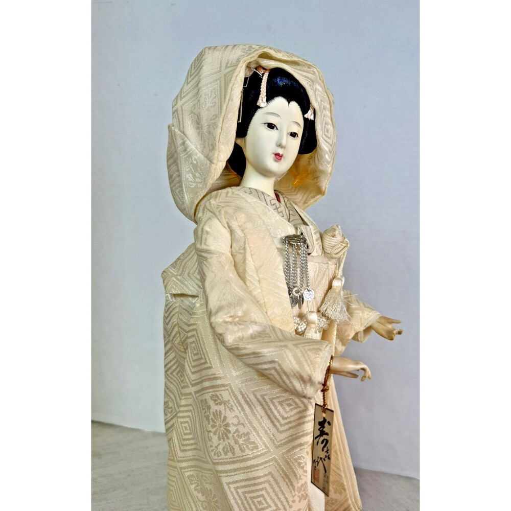 Vintage Japanese Bride Doll in Wedding Kimono Sukiyo Doll Research Institute New